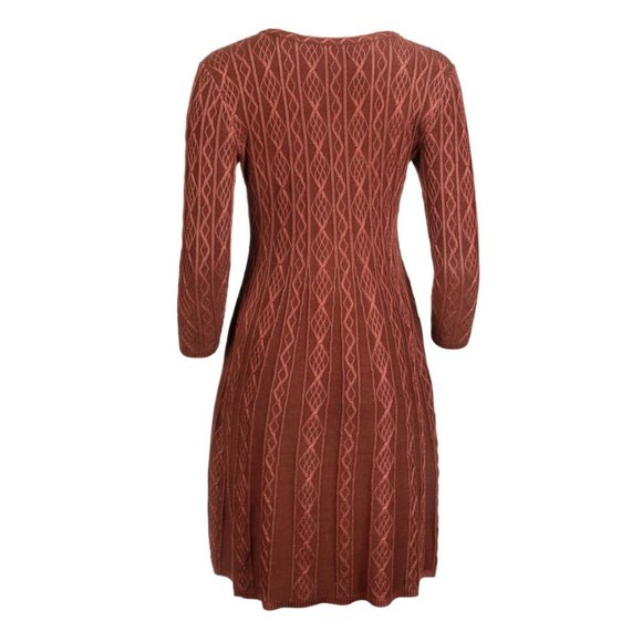 PERUVIAN CONNECTION Bedelia Pima Cotton Sweater Dress sz M Women's - Picture 5 of 12